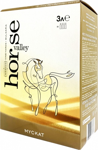 Купить Вино "Horse Valley" Muscat, bag-in-box, 3 л - "Хорс Валлей ...
