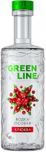 Купить Водка "Бульбашъ Гринлайн" Клюква, 200 мл - "Bulbash Greenline ...