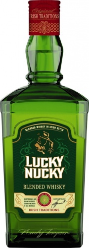 Купить Виски "Lucky Nucky" Blended Whisky, 0.7 л - "Лаки Наки ...