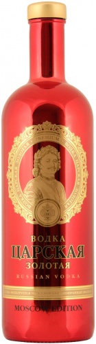 Купить Водка "Царская" Золотая, "Москоу Эдишн", 1 л - "Tsarskaja" Gold ...