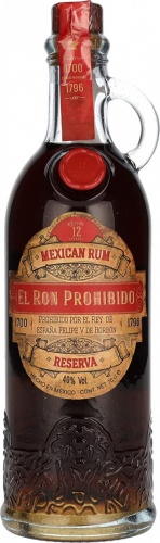 Купить Ром El Ron Prohibido, Reserva 12 Years Old, 0.7 л - Эль Рон ...