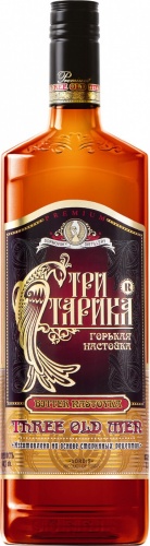 Купить Ликер "Три старика", Настойка горькая, 0.7 л - "Three Old Men ...