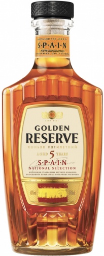 Купить Коньяк "Golden Reserve" National Selection Spain 5 Years Old, 0. ...