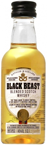 Купить Виски "Black Beast" Blended Scotch Whisky, 50 мл - "Блэк Бист ...