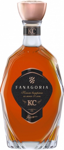 Купить Коньяк "Фанагория" КС 10-летний, 0.5 л - "Fanagoria" KS 10 Years ...