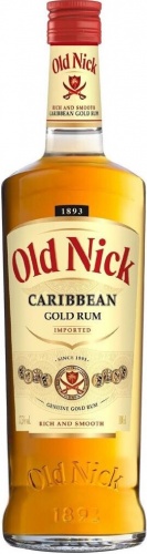 Купить Ром "Old Nick" Gold, 1 л - "Олд Ник" Золотой, 1 литр