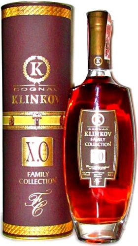 Купить Коньяк "Klinkov" Family Collection XO, in tube, 0.5 л - "Клинков ...