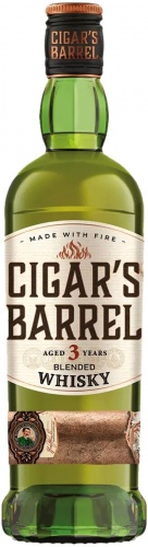 Купить Виски "Cigar's Barrel", 0.5 л - "Сигар'с Баррель", 500 мл