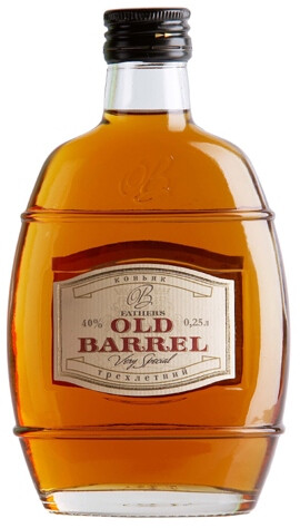 Купить Коньяк Father's Old Barrel, 3 years old, 250 мл - Фазерс Олд ...