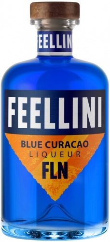 Купить Ликер "Feellini" Blue Curacao, 0.7 л - "Филлини" Блю Кюрасао, 700 мл