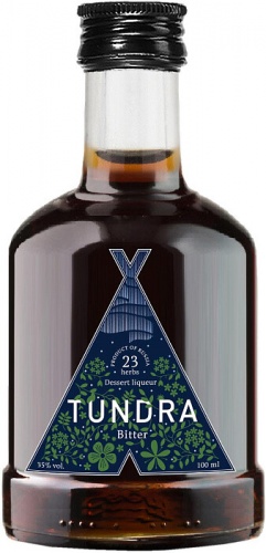 Купить Ликер "Тундра" Биттер, 100 мл - "Tundra" Bitter, 0.1 литра