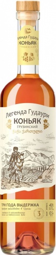 Купить Коньяк "Легенда Гудаури" 3-летний, 0.5 л - "Legenda Gudauri" 3 ...