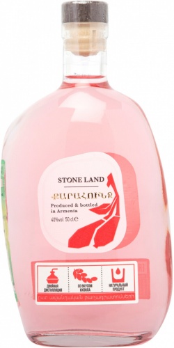 Купить Водка "Stone Land" Dogwood, 375 мл - "Страна камней" Кизил, 0. ...