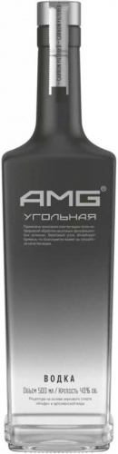 Купить Водка "АМГ" Угольная фильтрация, 0.7 л - "AMG" Carbon, 700 мл