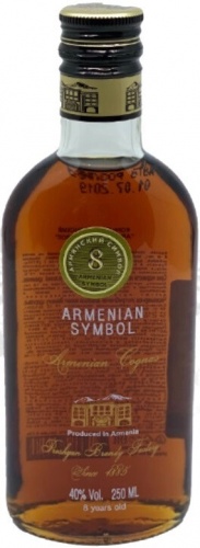 Купить Коньяк "Армянский Символ" 8-летний, 250 мл - "Armenian Symbol" 8 ...