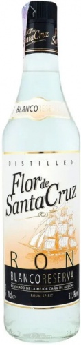 Купить Ром "Flor de Santa Cruz" Blanco Reserva, 0.7 л - "Флор де Санта ...