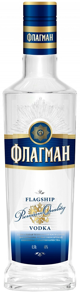 Купить Водка "Флагман", 0.7 л - "Flagship", 700 мл