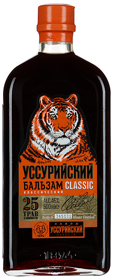Купить Ликер "Уссурийский Бальзам", 0.5 л - "Ussuriyskiy Balsam", 500 мл