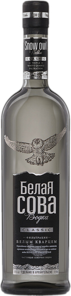 Купить Водка "Белая Сова", 0.5 л - "White Owl", 500 мл