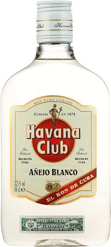 Купить Ром Havana Club Anejo Blanko, 50 мл - Гавана Клуб Аньехо Бланко ...