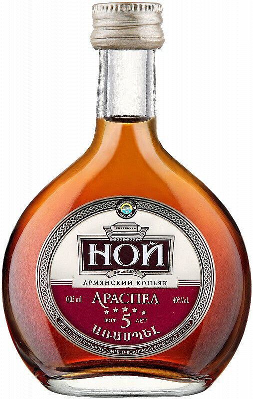 Купить Коньяк "Ной Араспел" 5-летний, 50 мл - "Noy Araspel" 5 Years Old ...