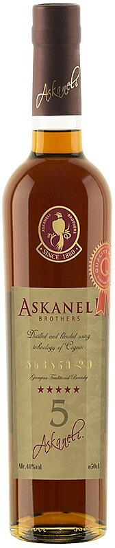 Купить Коньяк "Асканели" 5-летний, 0.5 л - "Askaneli" 5 Years Old, 500 мл