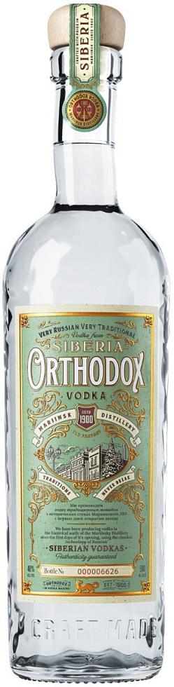 Купить Водка "Orthodox", 0.5 л - "Ортодокс", 500 мл