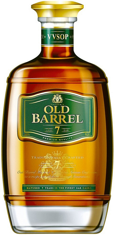 Купить Коньяк SSB, "Father's Old Barrel" KV, 1 л - ССБ, "Фазерс Олд ...