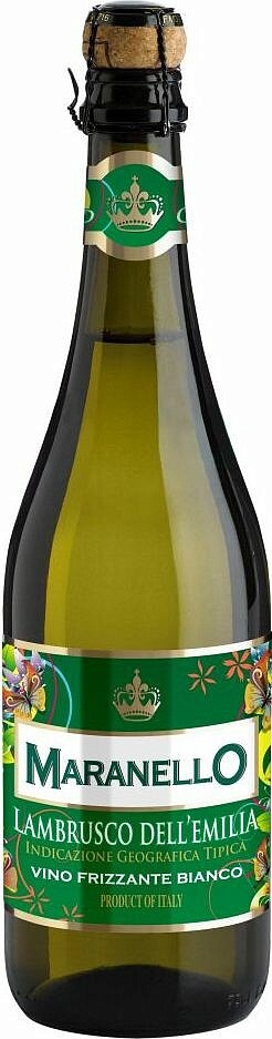 Lambrusco Bianco Semidolce шампанское. Вино Maranello.