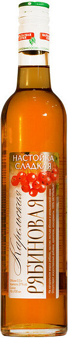 Купить Ликер "Карельская Рябиновая", Настойка сладкая, 0.5 л ...