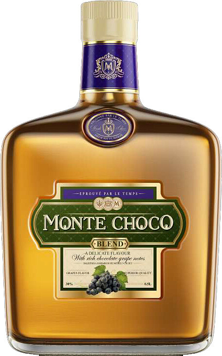 Купить Коньяк "Monte Choco" Chocolate Grape, 0.5 л - "Монте Шоко ...