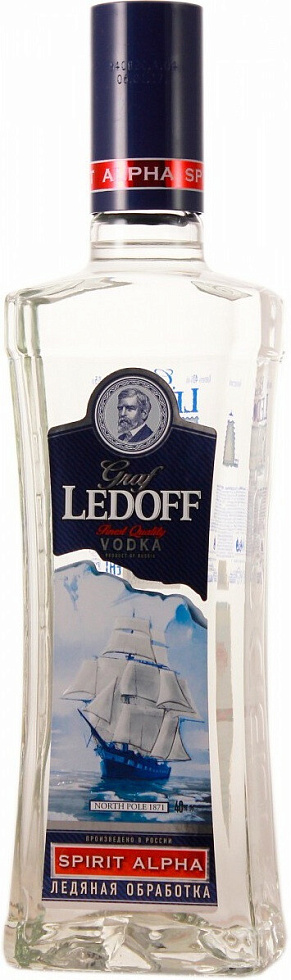 Купить Водка "Graf Ledoff", 1 л - "Граф Ледофф", 1 литр